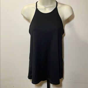 Black Halter Neck Women's Top